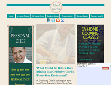 Tablet Screenshot of chefwarrencaterson.com